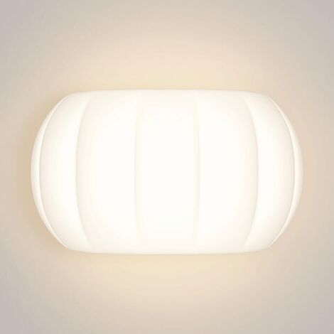Applique murale citrouille blanche, applique murale en acrylique, applique murale LED moderne, appliques murales d'éclairage décoratif pour chambre d'enfant