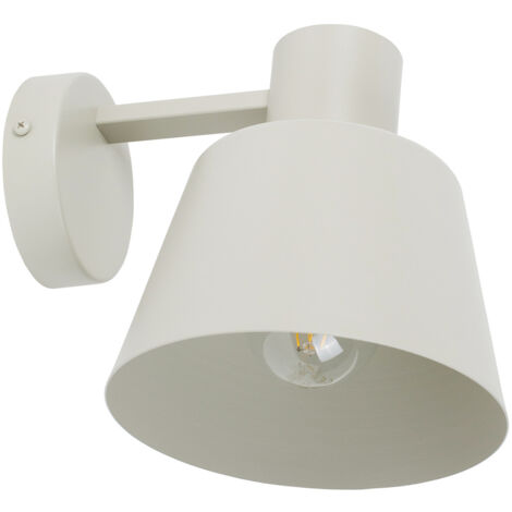 Applique murale classique DUNKA gris-beige E27 15W Sigma