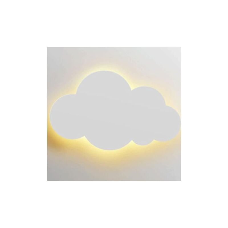 SNQ - Applique murale créative en forme de nuage pour chambre d'enfant, protection des yeux simple et moderne, applique murale led pour chambre à