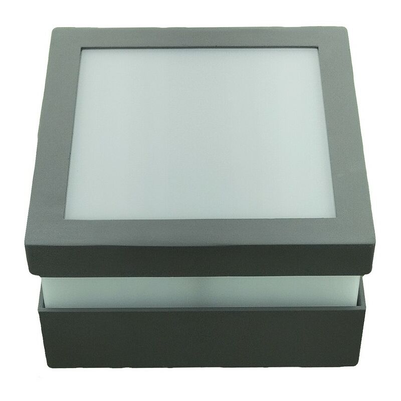 Applique Murale Cube led Extérieure IP54, 12w 1200lm 4000k Aluminium antirouille Digilamp Applique Murale Cube led Extérieure IP54, 12w 1200lm 4000k Aluminium antirouille Digilamp