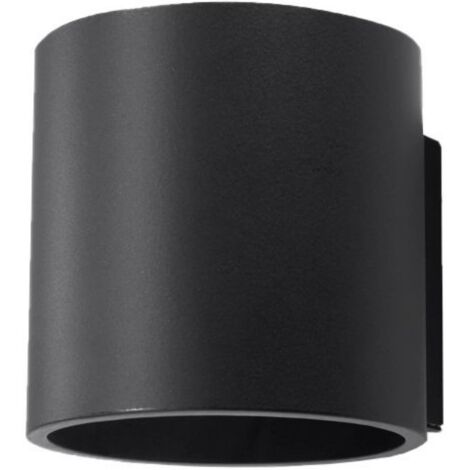 Applique Murale Cylindre pour Ampoule G9 - Noir - SILUMEN