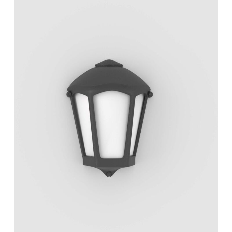 Applique murale type lanterne FUMAGALLI "FABIO" - E27 - IP55 - Noir