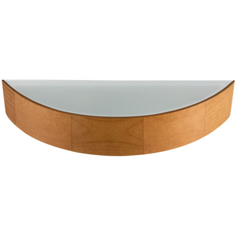 Applique murale demi-lune bois Jasmin E27 20W Kanlux