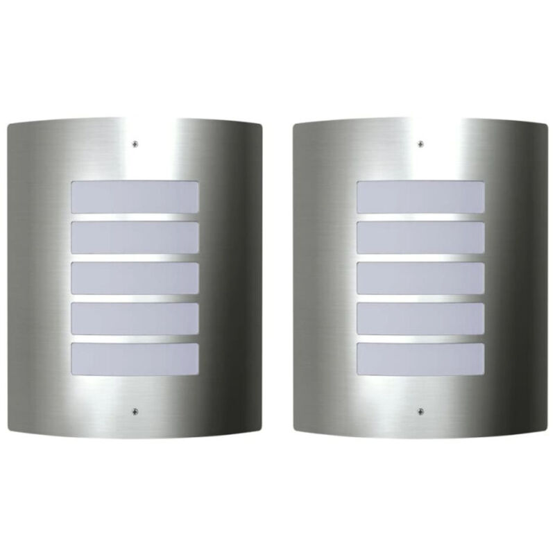 Applique murale design en métal (lot de 2) Vidaxl
