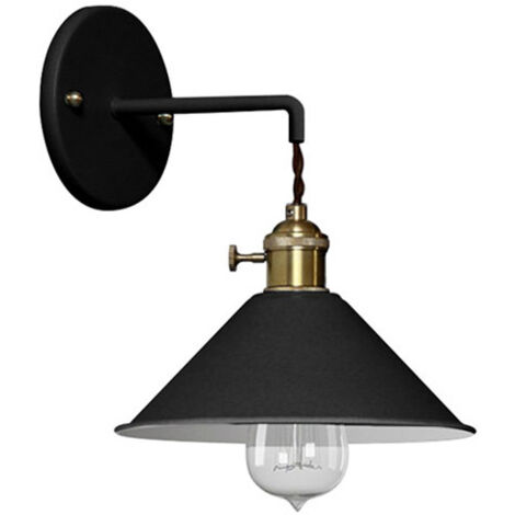 Applique Murale - Design Vintage - Curie Noir