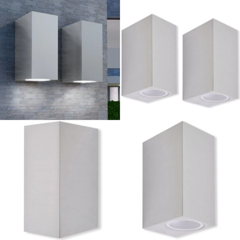 Applique murale d'extérieur 2 pcs - Applique Murale Exterieure - Éclairage Extérieur - Luminaire Extérieur - Lampadaire Extérieur - Lumière led