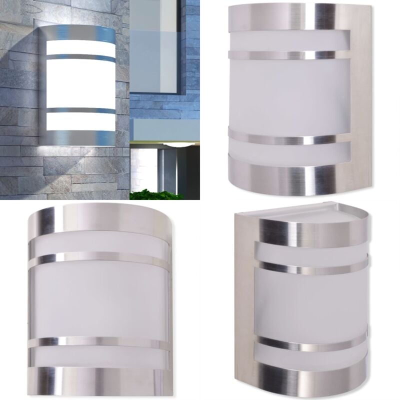 Applique murale d'extérieur Acier inoxydable - Applique Murale Exterieure - Éclairage Extérieur - Luminaire Mural - Lumière Extérieur - Luminaire