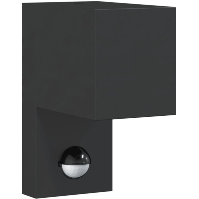 Vidaxl - Applique murale d'extérieur avec capteurs noir