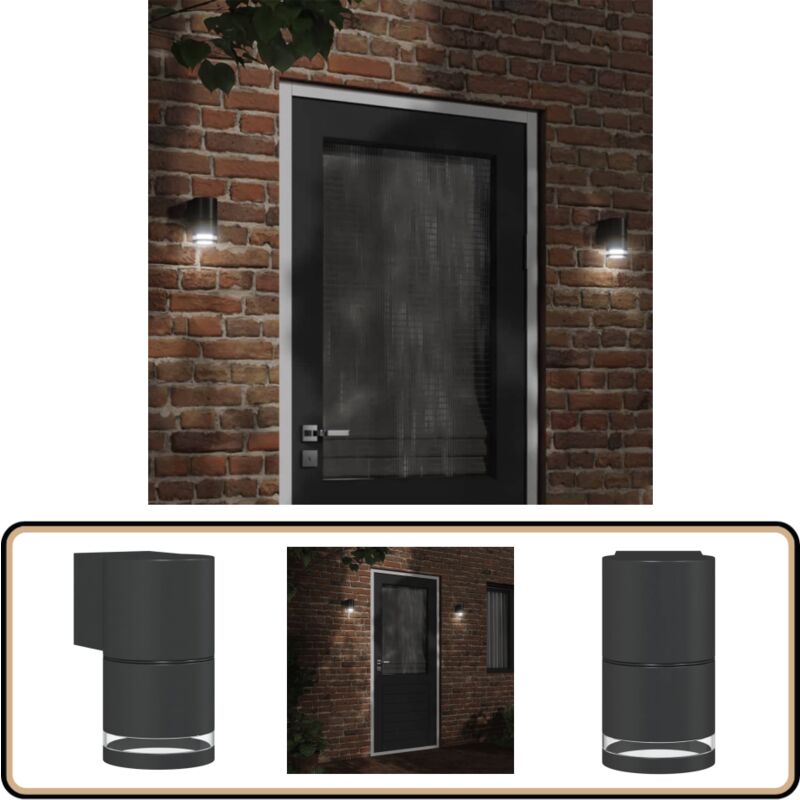 Applique murale d'extérieur aluminium moulé sous pression - Applique Murale Exterieure - Éclairage Extérieur - Luminaire Mural - Lampadaire Extérieur