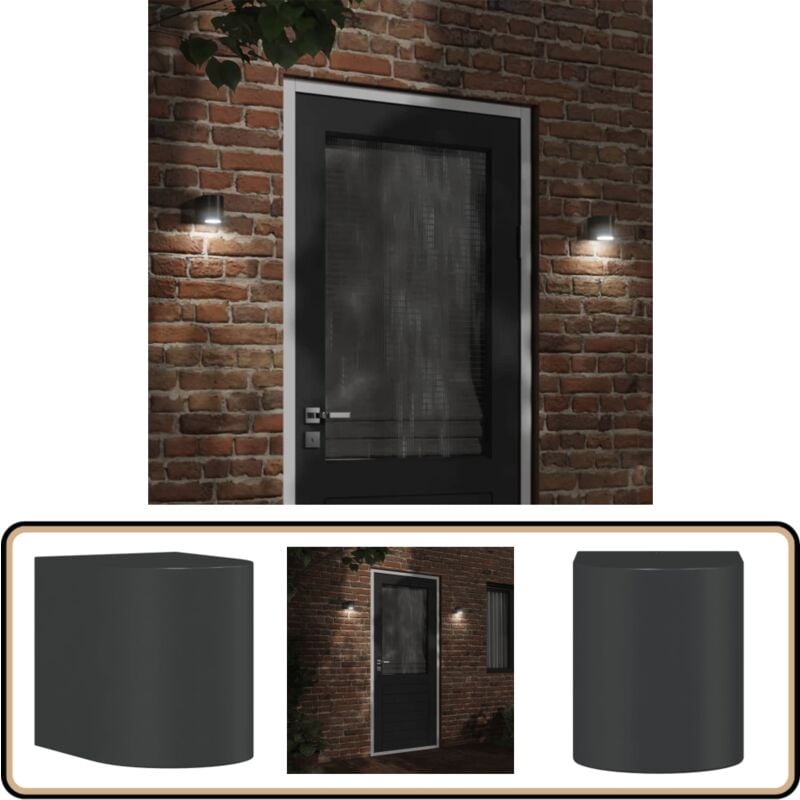 Applique murale d'extérieur aluminium moulé sous pression - Applique Murale Exterieure - Éclairage Extérieur - Luminaire Mural - Lampadaire Extérieur