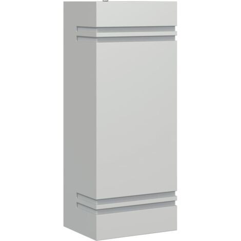 Applique murale d'extérieur argenté acier inoxydable CFW63108