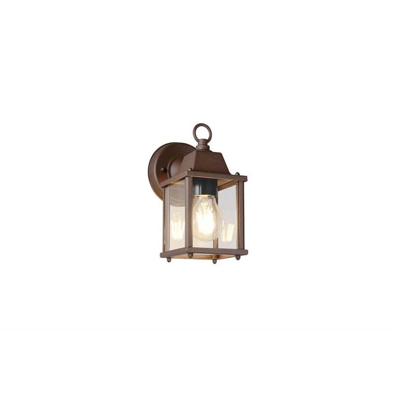 Applique murale d'extérieur lanterne lampe de porte d'entrée aluminium rouille lampe de jardin lampe de façade 22,5 cm Applique murale d'extérieur lanterne lampe de porte d'entrée aluminium rouille lampe de jardin lampe de façade 22,5 cm