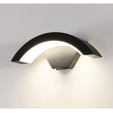 Applique murale d'extérieur LED 18 W/Boîtier en aluminium - Étanche IP65 - Convient pour l'intérieur et l'extérieur (18W)