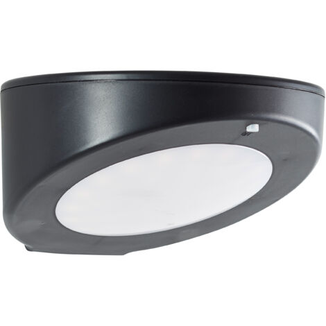 Applique murale d'extérieur LED brillante Bardum Lampe d'extérieur LED avec détecteur de mouvement solaire, 520 lm, 4000 K, noir