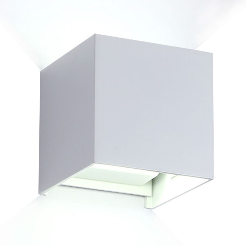 Privatefloor - Applique Murale - Cube led - Lubo Blanc