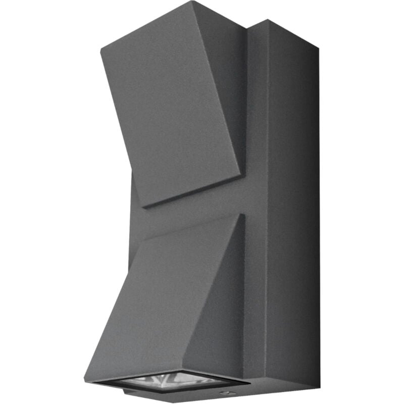 Applique murale d'extérieur led Luxe ip54 trapèze Matel 6w neutre