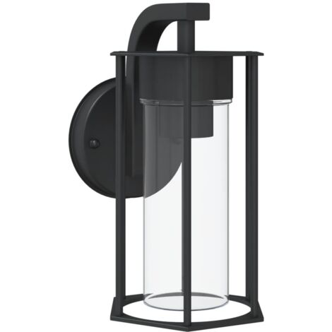 Applique murale d'extérieur noir acier inoxydable CFW16335