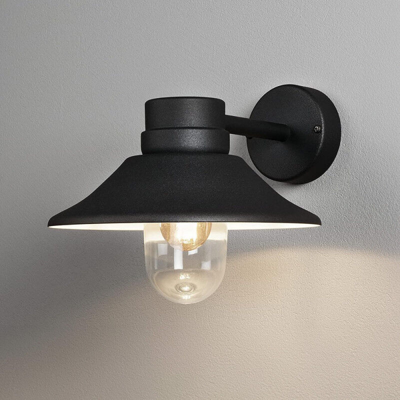 Applique murale d'extérieur Noir Vega