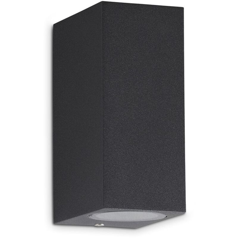 Applique murale d'extérieur led Telefunken soria, 5 w, 400 lm, IP44, anthracite, métal, incl., 2x GU10, 6,7 x 9,2 x 15,1 cm