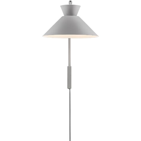 Applique murale DIAL  Métal Gris, H.40.2 - IP20 - E27 /Nordlux Intérieur