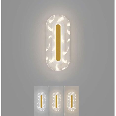 Applique Murale d'intérieur LED 20 W en Acrylique, luminaire réglable, idéal pour Un Salon, Un Couloir ou Un escalier, Style Nordique Moderne, 3000 K-6 000 K