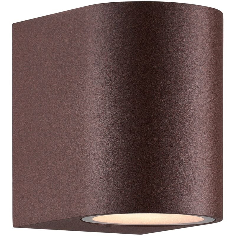Applique murale Dion Double Aluminium Couleur rouille, H.16,2 IP44 GU10 / Nordlux Extérieur