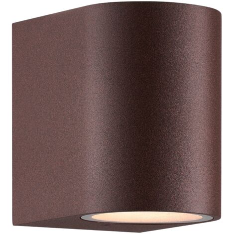 Applique murale Dion Single Aluminium Couleur rouille, H.9  IP44  GU10 /Nordlux  Extérieur