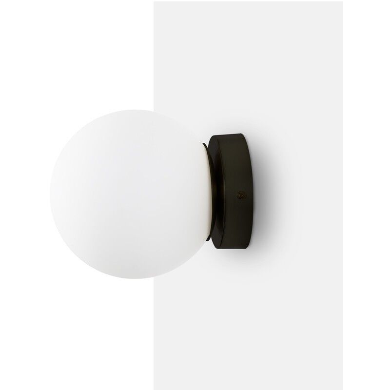 Applique murale globe en verre 'Rober' - Noir Applique murale globe en verre 'Rober' - Noir