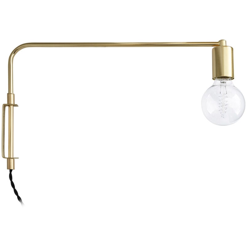 Applique Murale - Tube Doré - Siena Doré