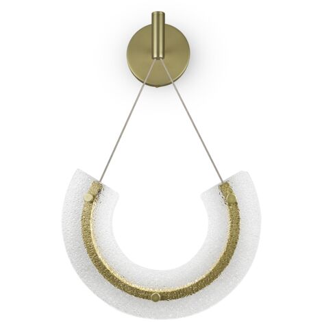 Applique murale dorée verre Maya Maytoni LED 3000K 10W
