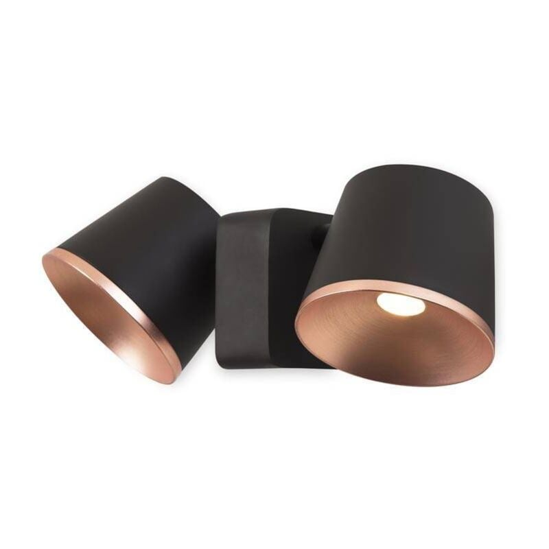 Drone - Applique / Plafonnier led Intégré Marron, Cuivre - Leds-c4