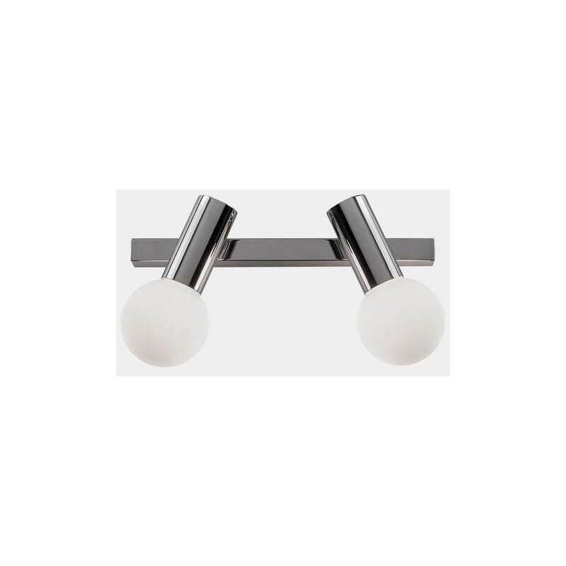 Leds-c4 - Applique murale double salle de bain double leds C4 Mist Chrome E14