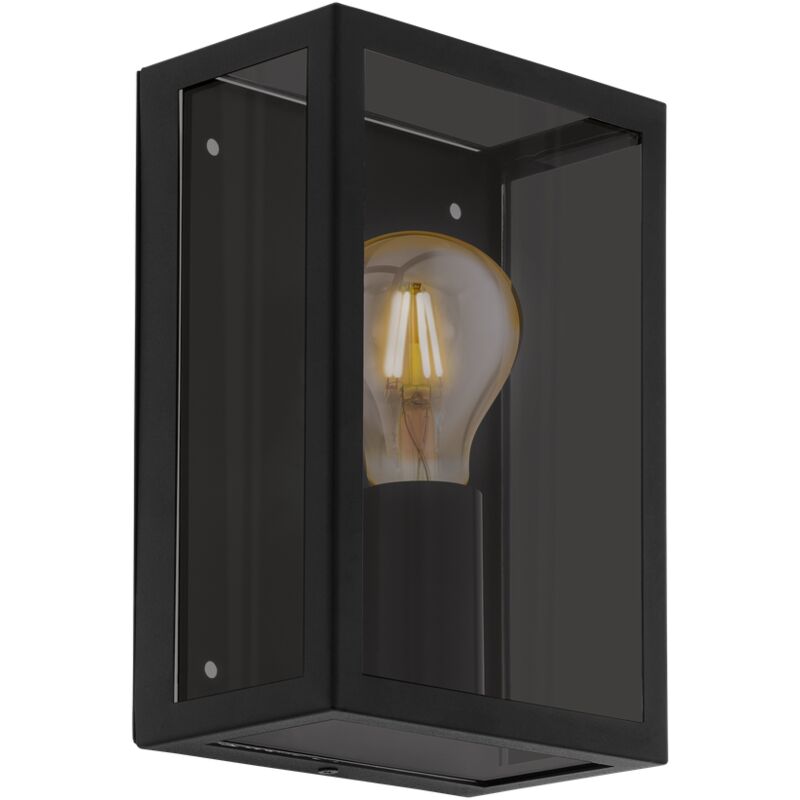 

Applique murale Alamonte Smoke noire E27 - Noir - Eglo