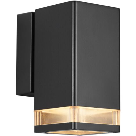 Applique murale ELM Single Aluminium Noir, H.18 - IP44 - GU10 /Nordlux Extérieur