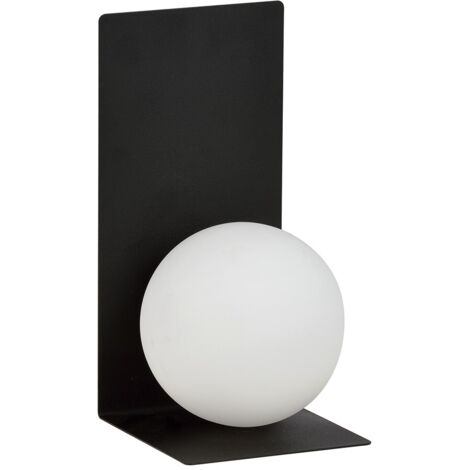 Applique murale Emibig FORM noir/blanc verre 1xE14 10W