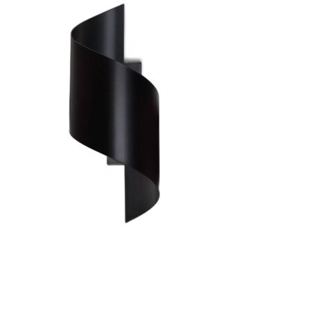 Applique murale Emibig Spiner noire métal 1xG9 30cm