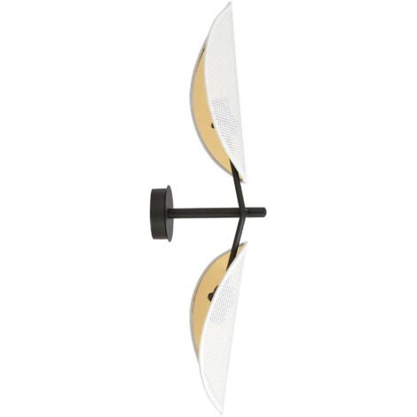 Applique murale Emibig Vene 2xE14 blanc doré 67 cm IP20
