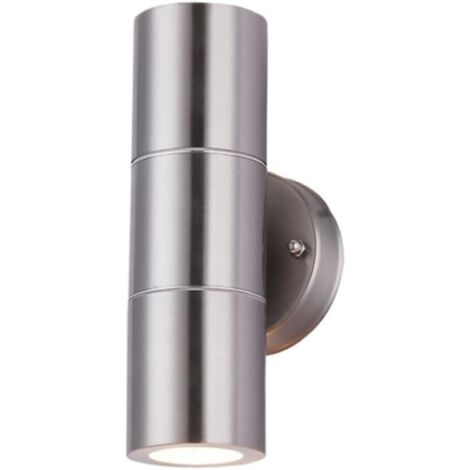 Applique Murale En Acier Inoxydable Lampe à Cylindre Applique Murale