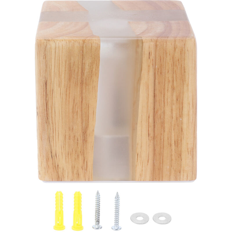 Applique murale en grain de bois fissuré applique murale chambre chevet veilleuse éclairage intérieur 100-240V