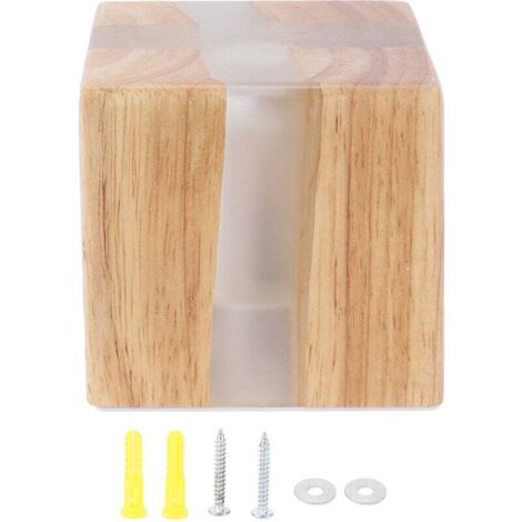 Applique murale en grain de bois fissuré applique murale chambre chevet veilleuse éclairage intérieur 100-240V