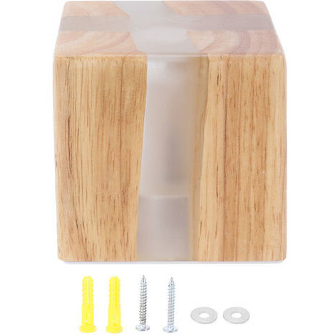 Applique murale en grain de bois fissuré applique murale chambre chevet veilleuse éclairage intérieur 100-240V