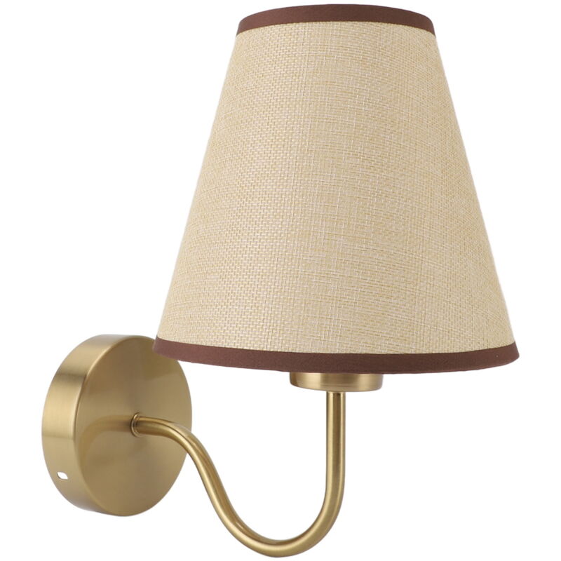 Applique murale en lin moderne décorative pour chambre à coucher, chevet, salon, couloir