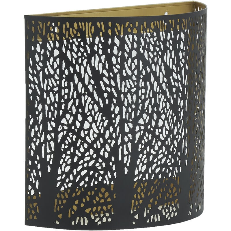 Applique murale en métal ajouré