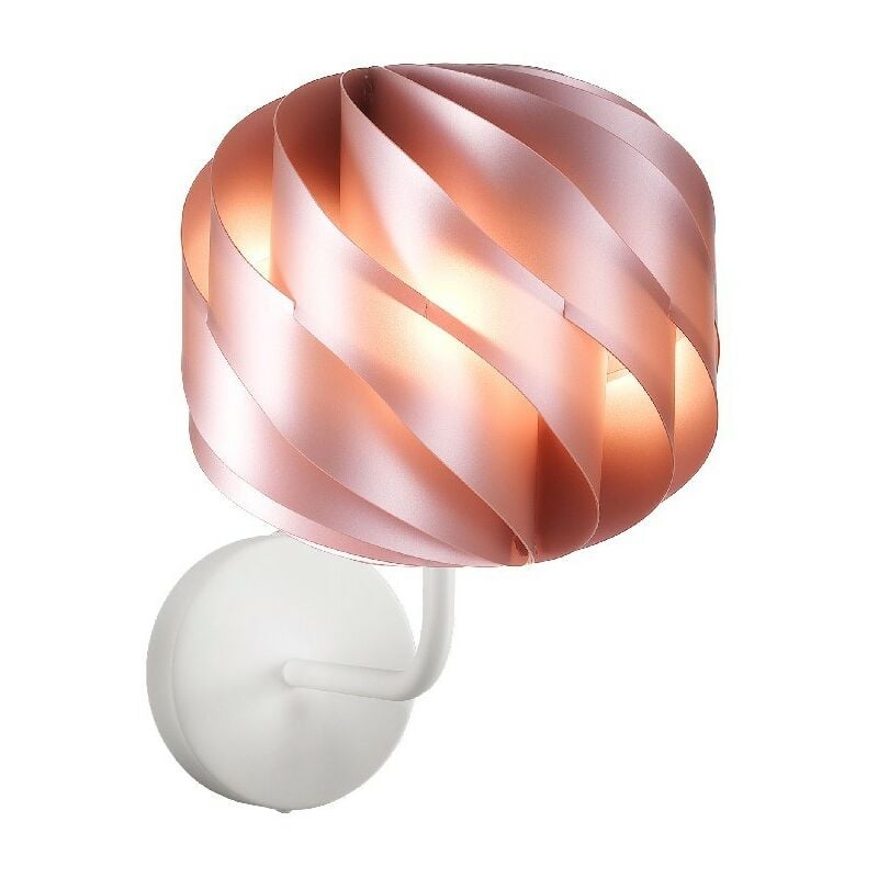 Linea Zero - Applique Murale en Métal Rose en Métal Cm. 25 x 28 x 34h