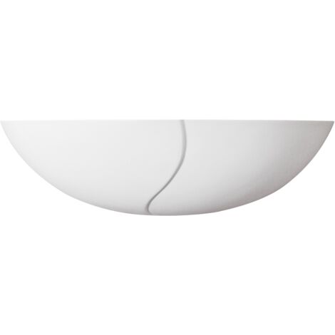 Applique murale en plâtre blanc E14 Polux 206718 IP20