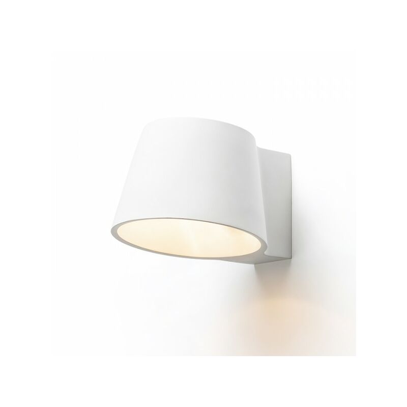 Applique murale en plâtre benita 230V E14 25W