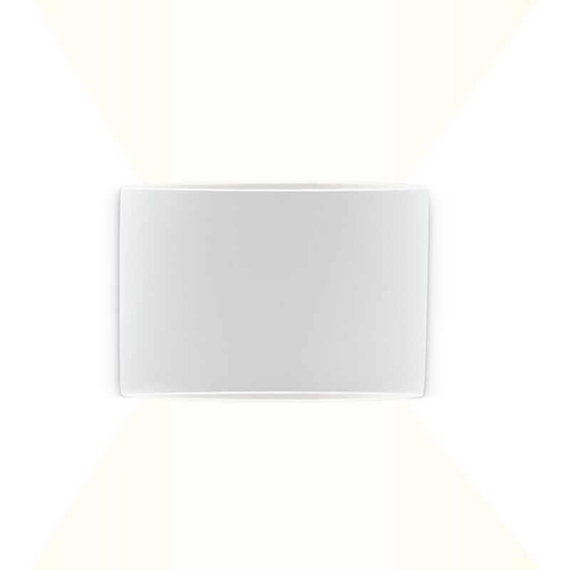 Applique murale en plâtre GS-5016 G9 Montage mural double émission lumineuse