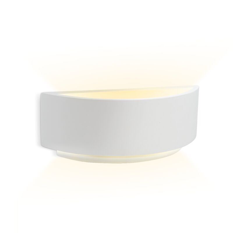 Mediawave Store - Applique murale en plâtre GS-5040 Applique murale led double émission G9 Attack