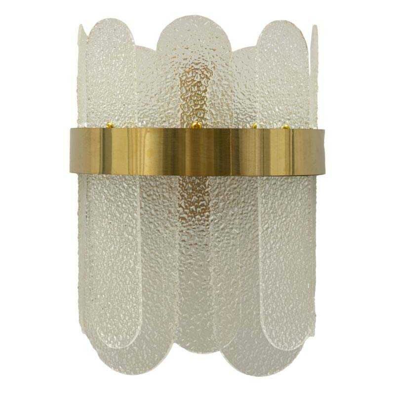 Applique murale en verre 20 x 14 x 28 cm