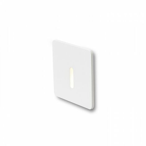 Applique murale encastrable IRIA SQ blanc 230V LED 3W 10° 3000K